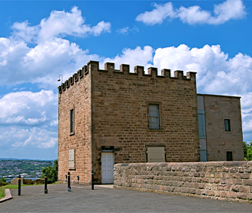 Boston Castle in Todwick, a popular tourist attraction to locals and visitors