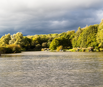 The lake at Dearne Valley, near Brampton in Rotherham, South Yorkshire