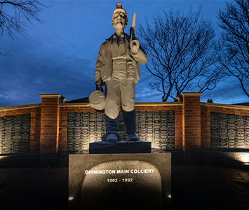 The Dinnington Colliery Memorial, Rotherham, South Yorkshire
