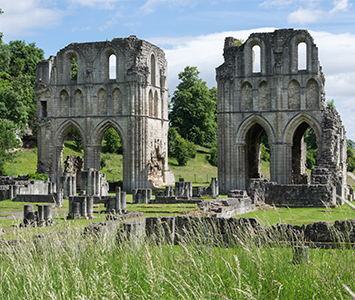 Roche Abbey ruins near Maltby, Rotherham, South Yorkshire