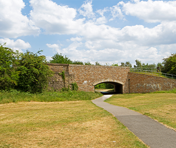 The historic Swinton Bridge